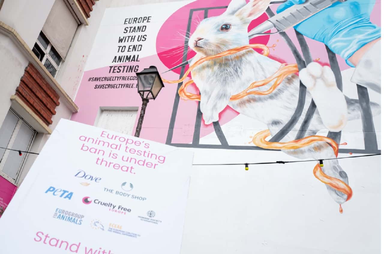 Body Shop International and Dove join forces in fight against animal testing  