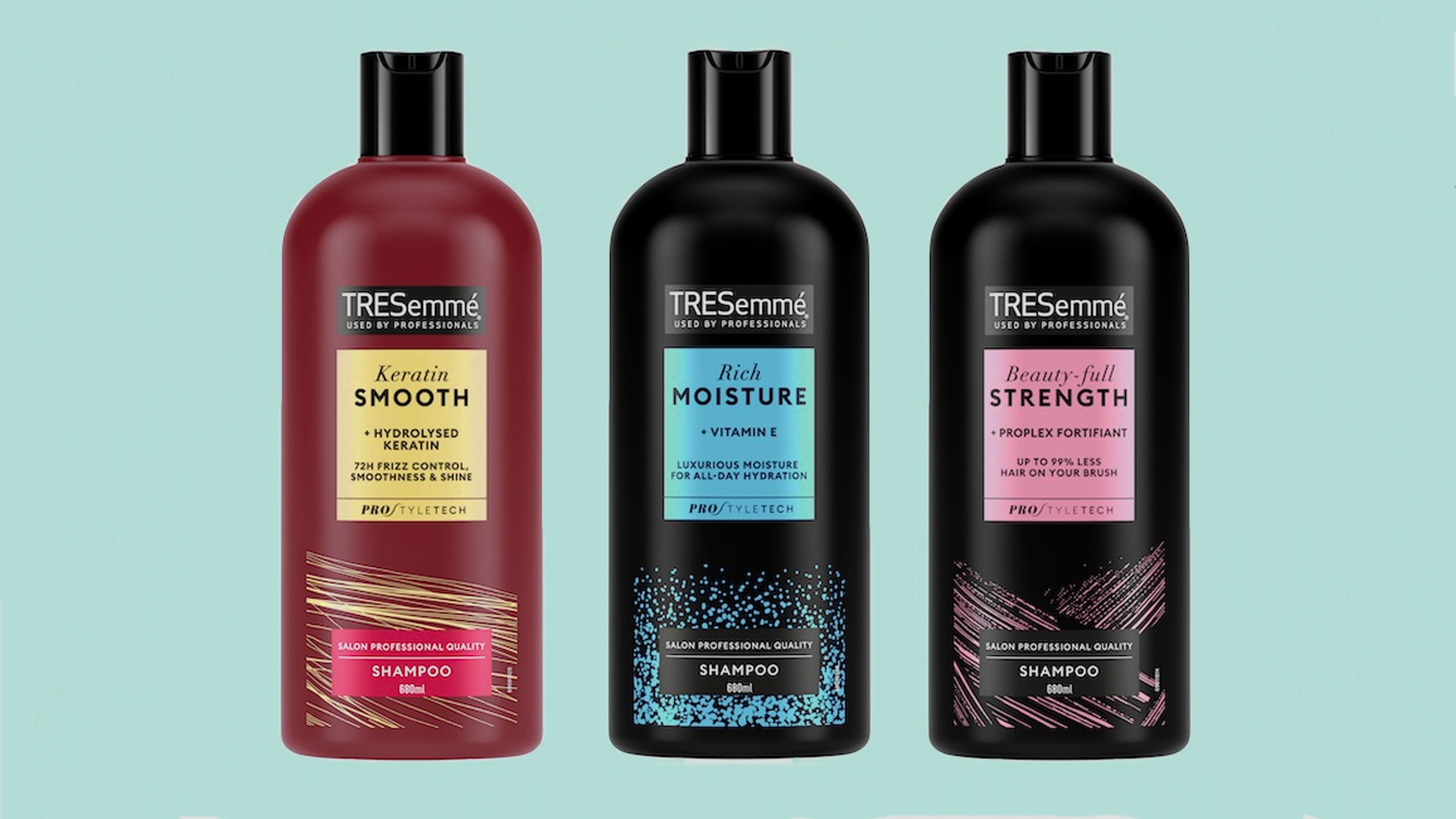 TRESemmé new packaging and formulation